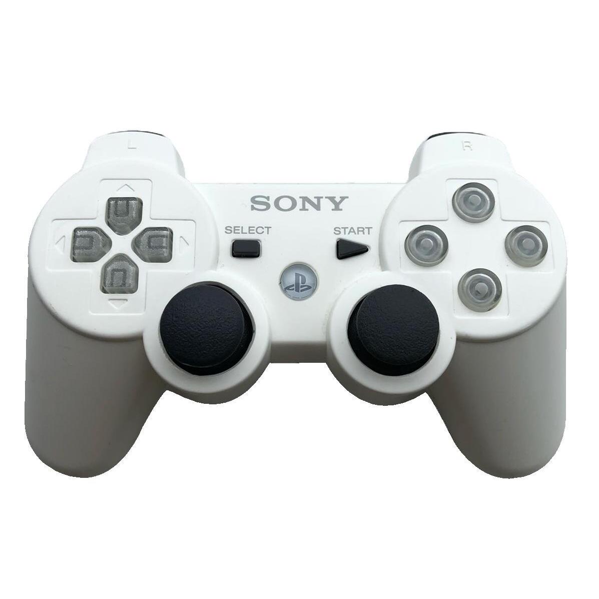 PS3 Controller Dualshock 3 Wit met Transparante Buttons Sony origineel