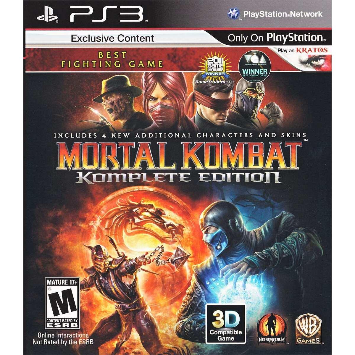 Mortal kombat komplete shop edition ps3