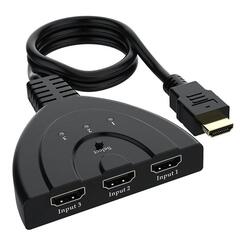 3-Port HDMI Splitter - Zwart