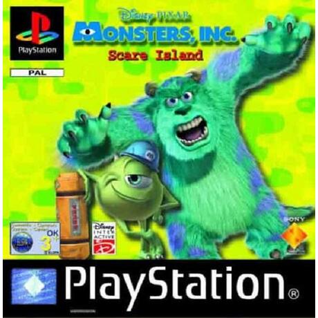 (PS1) Disney's Pixar Monsters en Co. Schrik Eiland