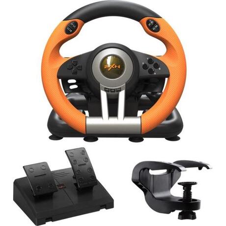 PXN V3 Pro - Oranje - Racestuur - PS4, Xbox One, PC, Xbox Series, PS3, Switch