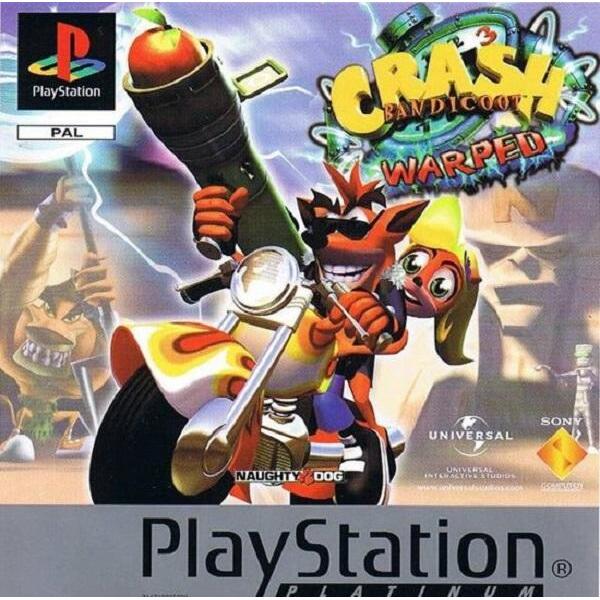 PS1 Crash Bandicoot 3 Warped