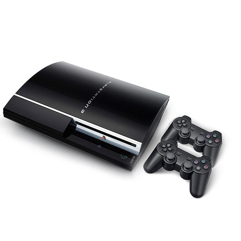 PS3 Phat + 2 Controllers (PS3) | €91 Aanbieding!